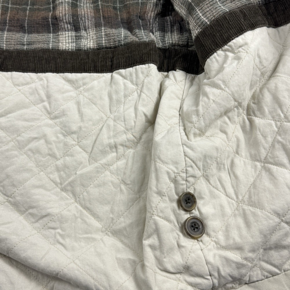 Great Northwest GNW Men's Medium 100% Cotton Barn Jacket Plaid Lined Workwear - Picture 4 of 14